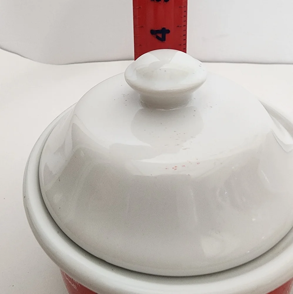 Vintage 1998 Campbell’s Soup Crock Bowls Lids Set 2